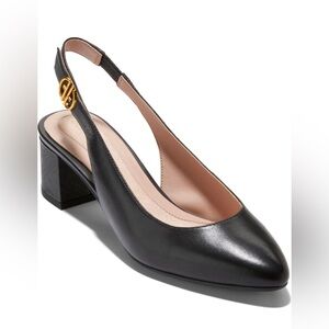 🖤COLE HAAN GO TO SLING BACK SANDALS SHOES BLACK 8